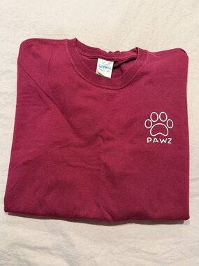 PAWZ Burgundy Crewneck